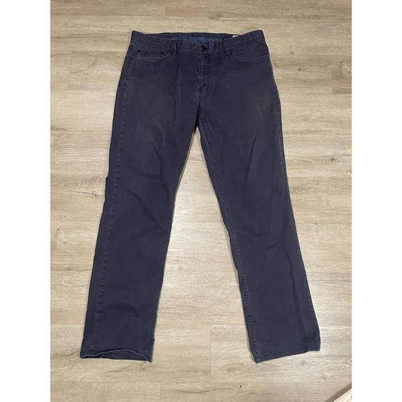 English Laundry Pants Mens 38x32 Blue Straight Leg Stretch Cotton Blend Casual - Picture 1 of 7